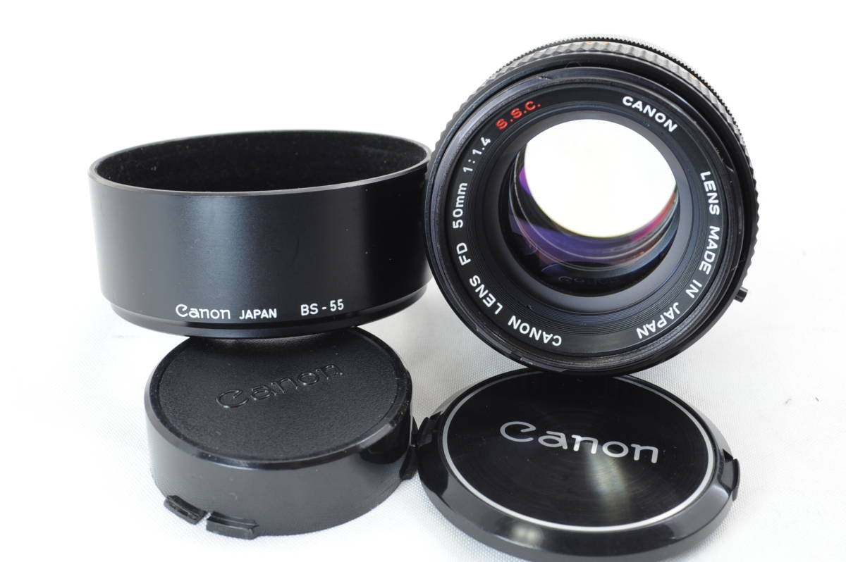 Canon FD 50mm f1.4 S.S.C. : SSC Lens Camera F1.4 Blue Moon 家電