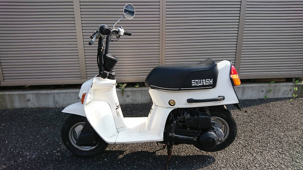 正規品，人気セール ホンダ スカッシュ くるくるハンドル 実動ベース 書有 １０００円スタート(50cc以下)｜売買されたオークション情報、yahooの商品情報をアーカイブ公開 - オークファン 50cc以下
