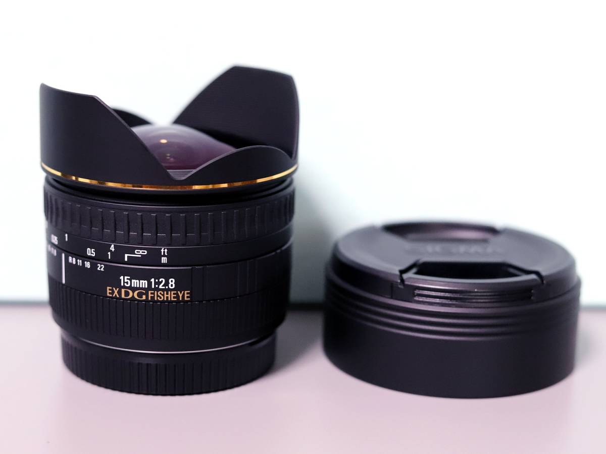 Canon用 SIGMA シグマ 15mm f2.8 EX DG FISHEYE 中古美品_1
