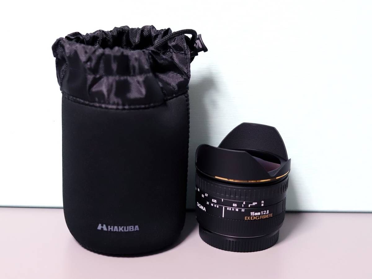 Canon用 SIGMA シグマ 15mm f2.8 EX DG FISHEYE 中古美品_5