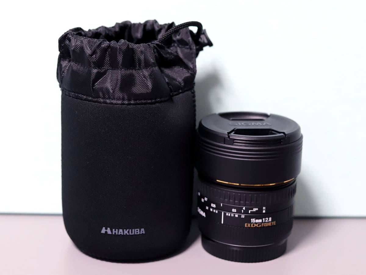 Canon用 SIGMA シグマ 15mm f2.8 EX DG FISHEYE 中古美品_6