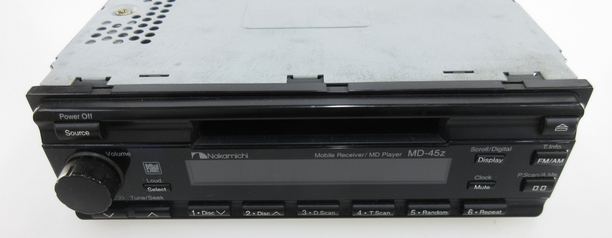 Nakamichi MD-45z ナカミチ 1DIN MD Md-45Z Good Very Audio Car 