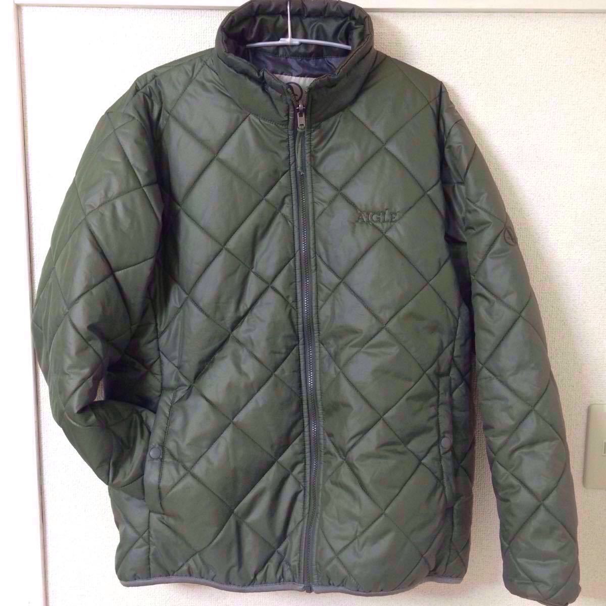 100%新品，豊富な エーグル AIGLE THERMO KIT J メンズ アウター キルティング ブルゾン ジャンパー カーキグリーン系&times;グレー(男性用)｜売買されたオークション情報、yahooの商品情報をアーカイブ公開 - オーク 男性用
