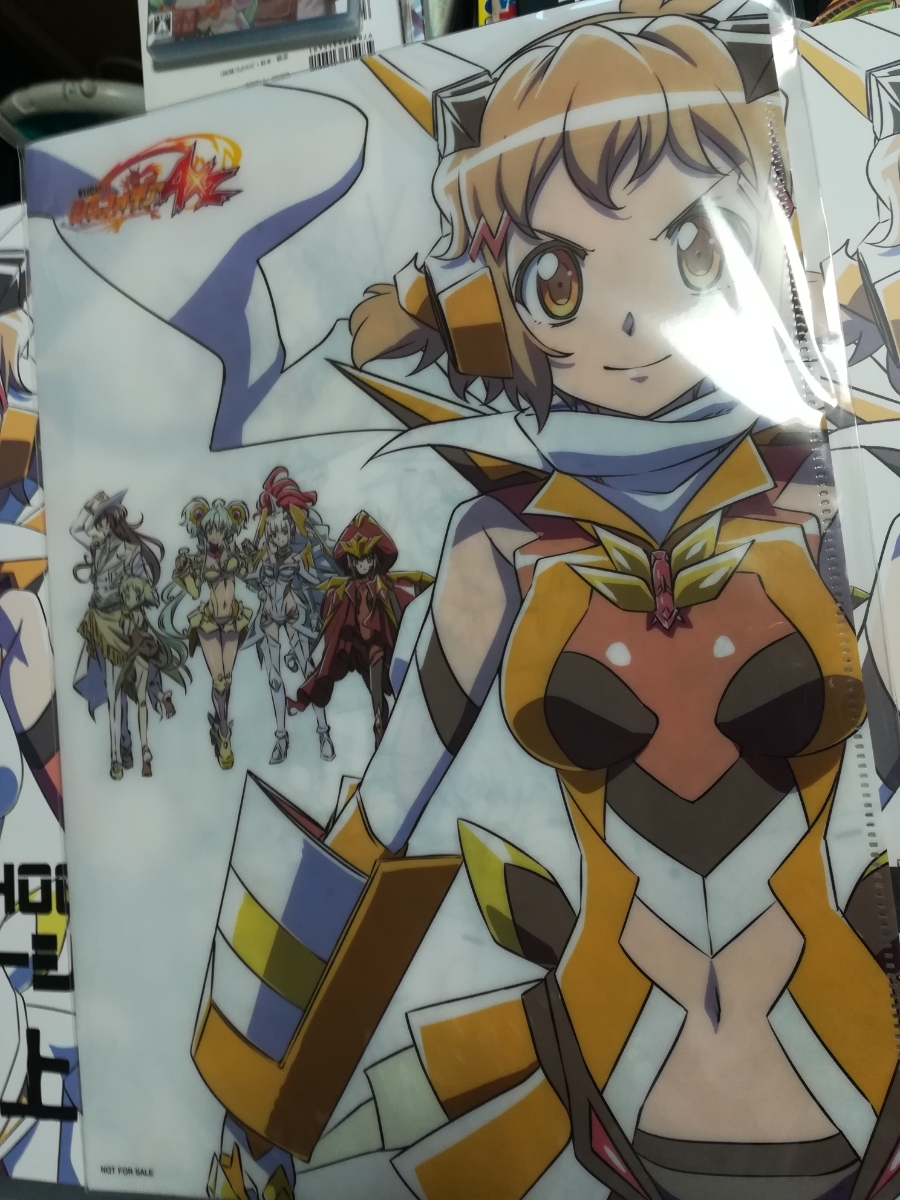 戦姫絶唱シンフォギアAXZ 原画集 上下巻 サテライトアニメストア購入特典クリアファイル付