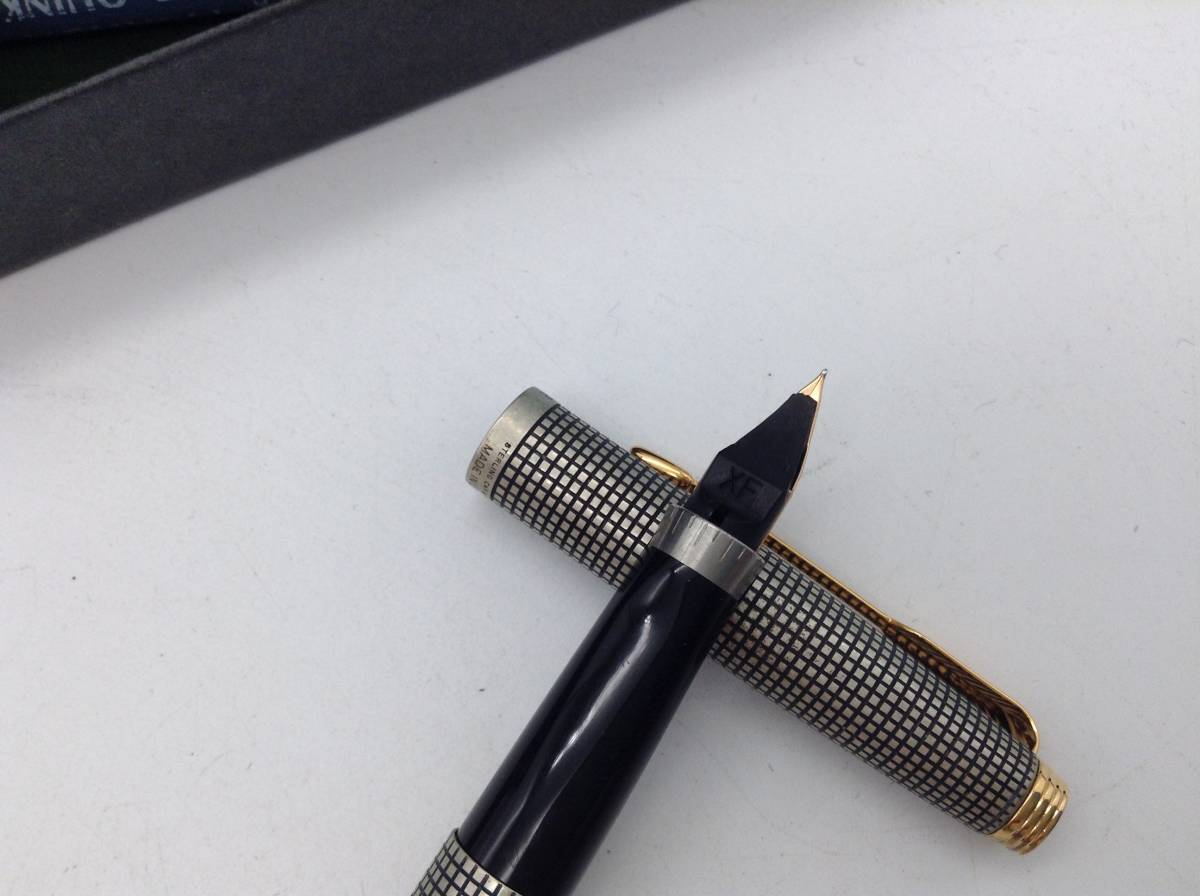 T*様 PARKER 万年筆 Sterling Silver 14K 71 PARKER パーカー 万年筆 スターリングシルバー XF ペン先14K 筆記