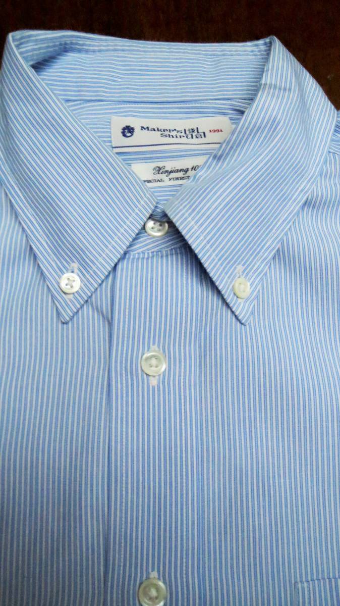Maker S Shirt 鎌倉シャツ 超長綿 半袖ボタンダウンシャツ ｍ ブルー Mサイズ 売買されたオークション情報 Yahooの商品情報をアーカイブ公開 オークファン Aucfan Com