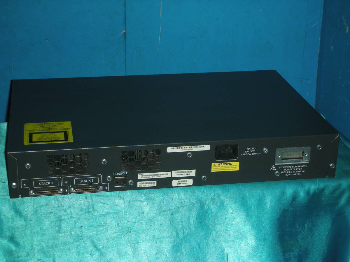☆Cisco Catalyst3750 [WS-C3750G-24TS-S V07](#F5-315)「100サイズ」☆