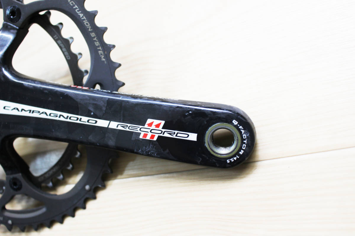 送料無料 カンパニョーロ カンパ campagnolo レコード Record クランク