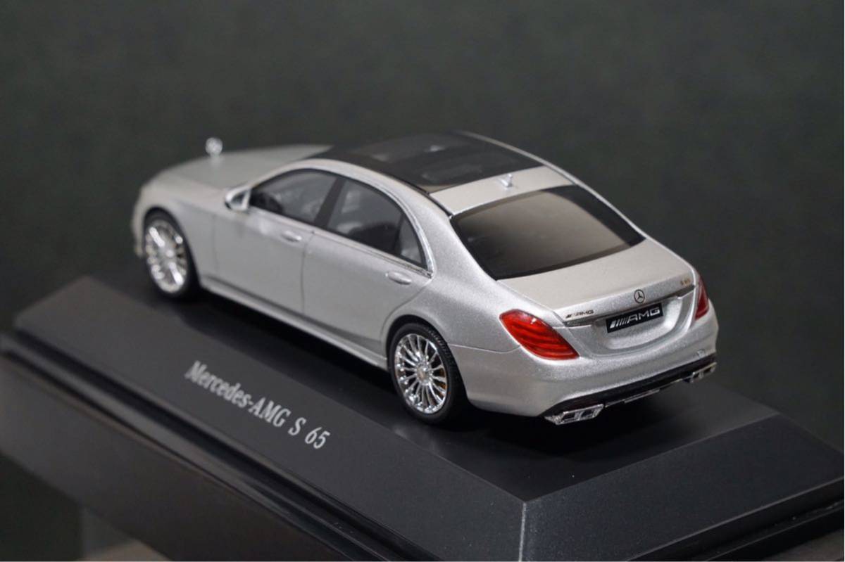 公式直販店 中古品 1/43 メルセデス ベンツ W222 AMG S65 シルバー