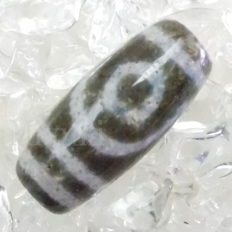 京东 老鉱朱砂紅・二眼 39mm 抖音 十字两眼天珠的寓意- 蔵神天珠 朱砂