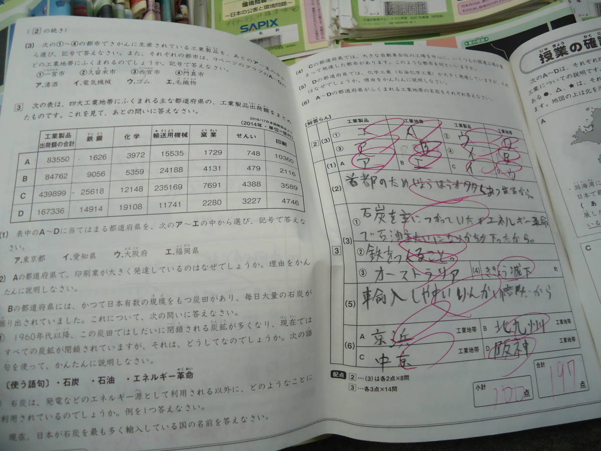 SAPIX サピックス 5年 SAPIXの小学5年生向け理科のデイリーサピックス