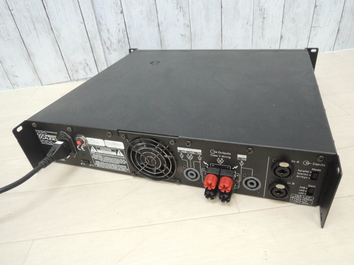 CREST AUDIO CD1500 パワーアンプ Crest Audio CD1500 Professional
