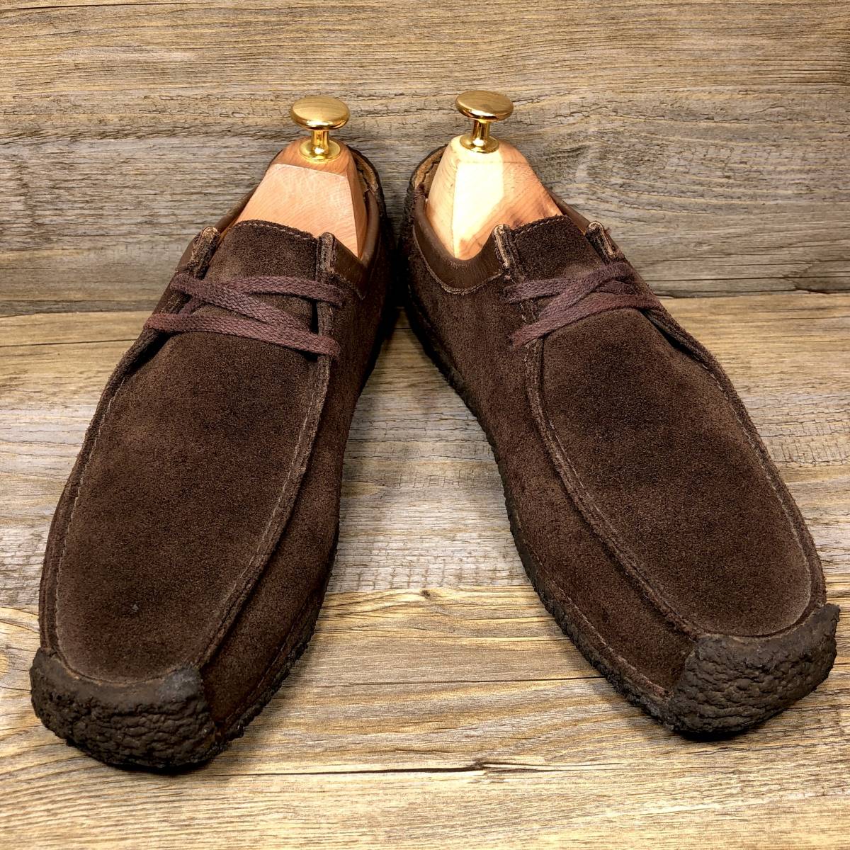 Clarks Wallabee 24cm Uk5d 茶 ブラウン クラークス ワラビー ドライビングシューズ レディース 靴 革靴 天然皮革 くつ ヤフネコ 5 売買されたオークション情報 Yahooの商品情報をアーカイブ公開 オークファン Aucfan Com