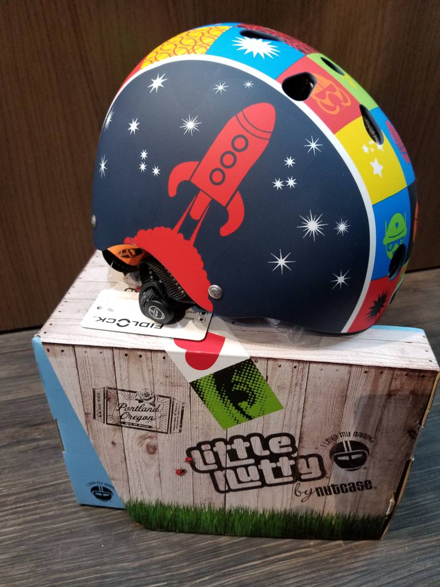 Nutcase　ヘルメット　LITTLE NUTTY　XSサイズ　スペースキャデット　ナッツケース　ブラック