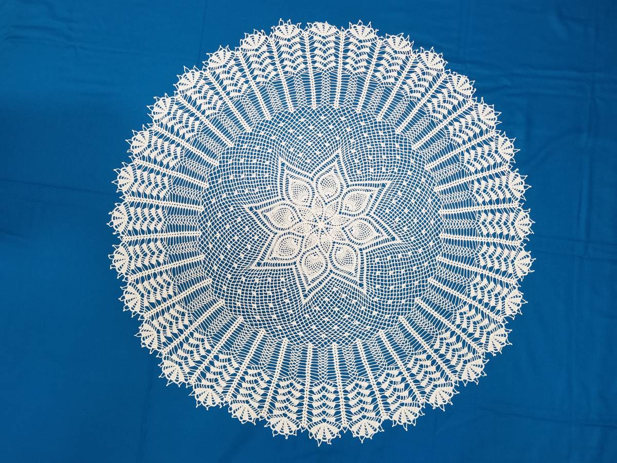 直径100cm★ハンドメイド488★レース編み★大判★送料込_1