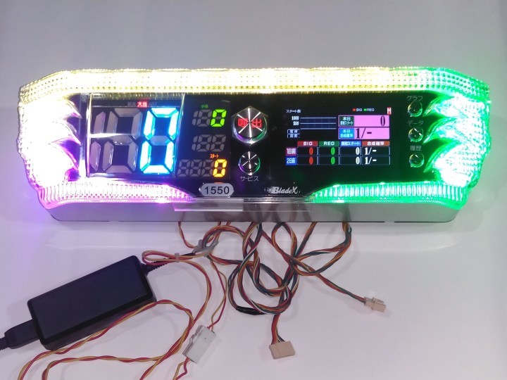 美品☆パチスロ用データカウンター Blade X（ブレイドⅩ）家庭用電源対応