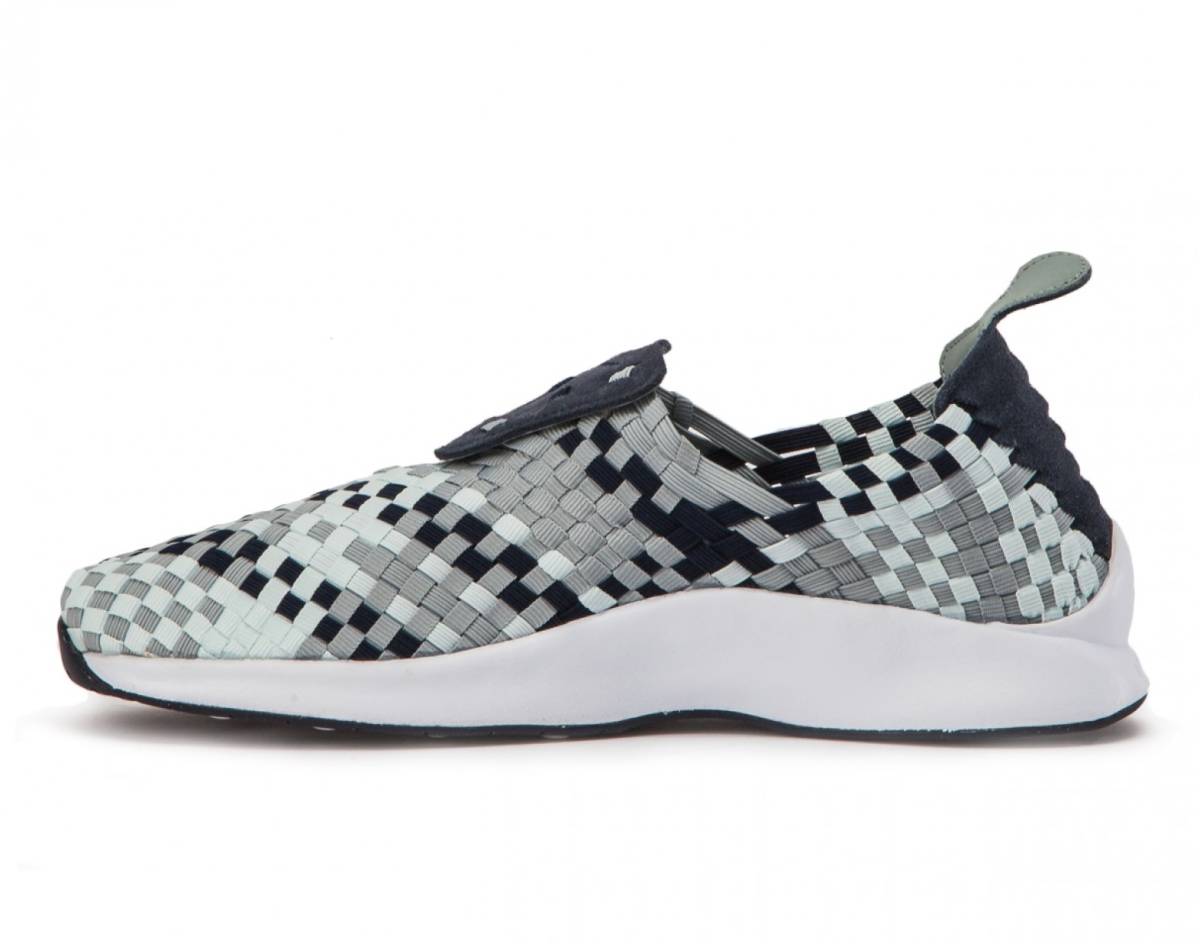 残少 29cm NIKE AIR WOVEN 検 ナイキ エア ウーブン スリッポン スリップ SLIP レザー 本革 天然皮革 黒/ブラック/紫/パープル/カーキ US11 AIR NIKE WOVEN エアーウーブン Woven
