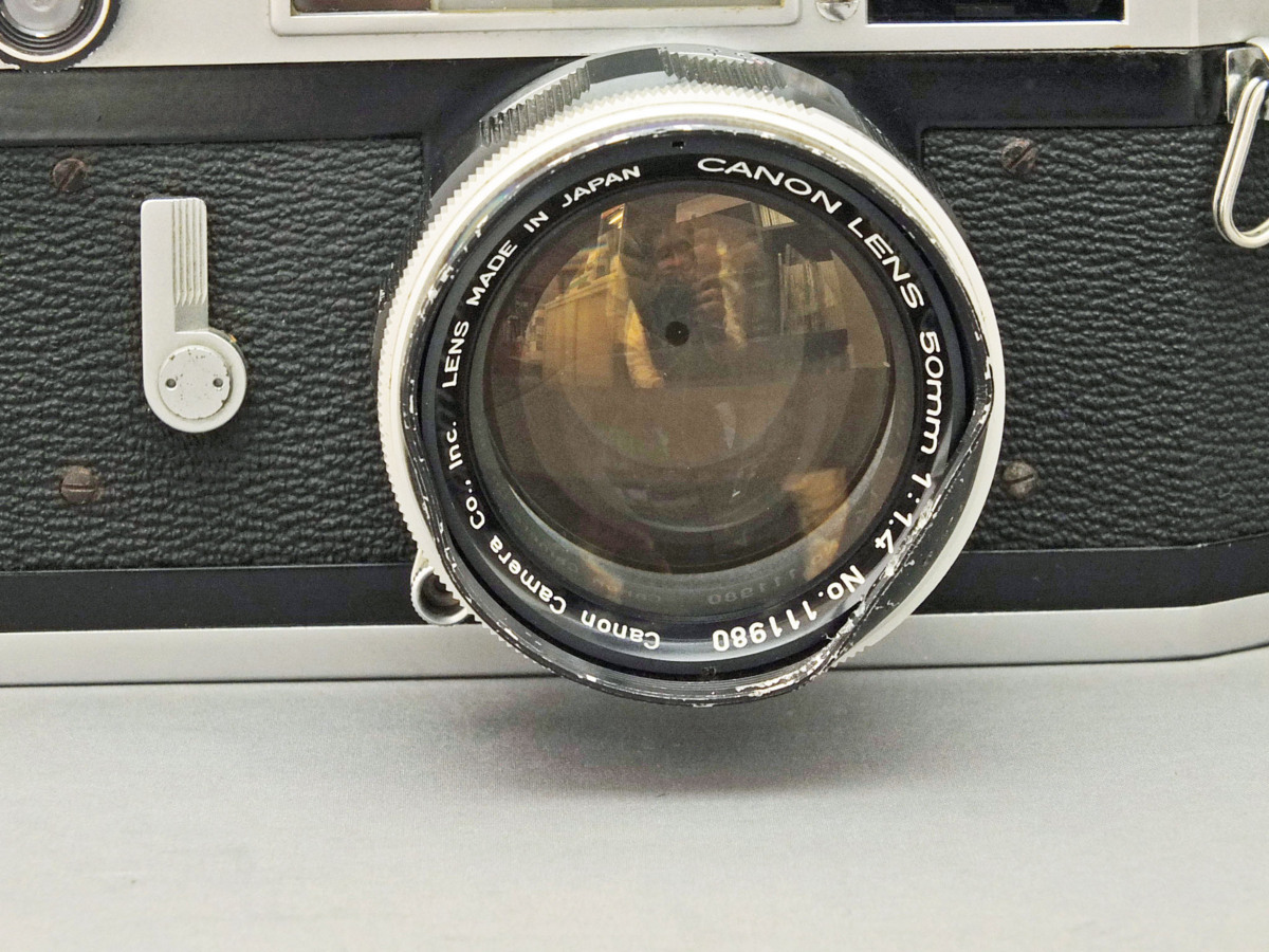 ★☆ ジャンク ★ キャノン / Canon 7S / 50mm F1.4 付き　レンジファインダーカメラ ☆★