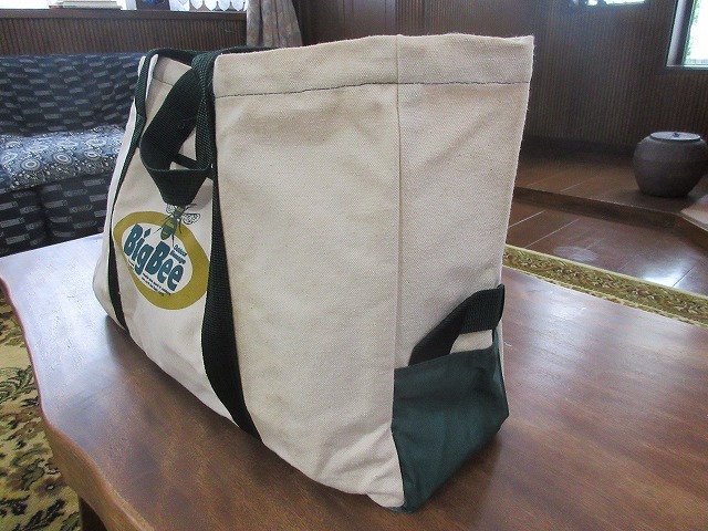 新品　ビッグ　ビー　大型バッグ　かなり大きい　キャンパス地_3