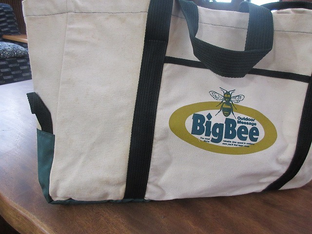 新品　ビッグ　ビー　大型バッグ　かなり大きい　キャンパス地_4