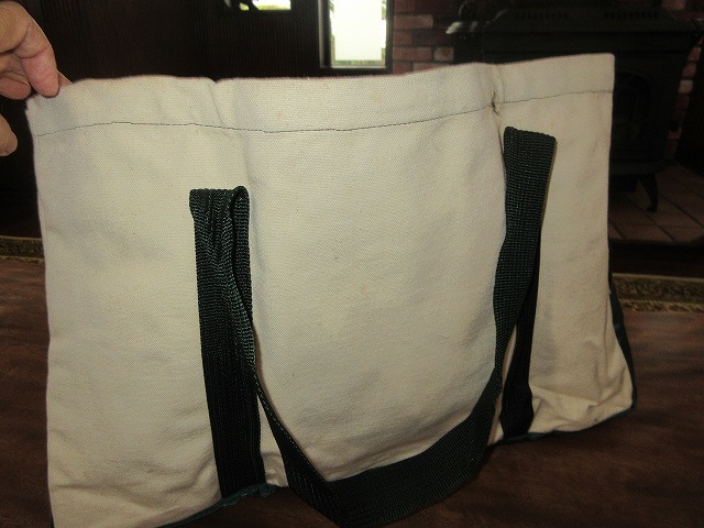 新品　ビッグ　ビー　大型バッグ　かなり大きい　キャンパス地_5