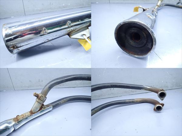 βAW26-2 スズキ ボルティ NJ47A (H8年式) VOLTY 純正 マフラー サイレンサー 排気漏無し！傷、凹み有！ ボルティー(NJ47A) -since 1994- - バイクの系譜