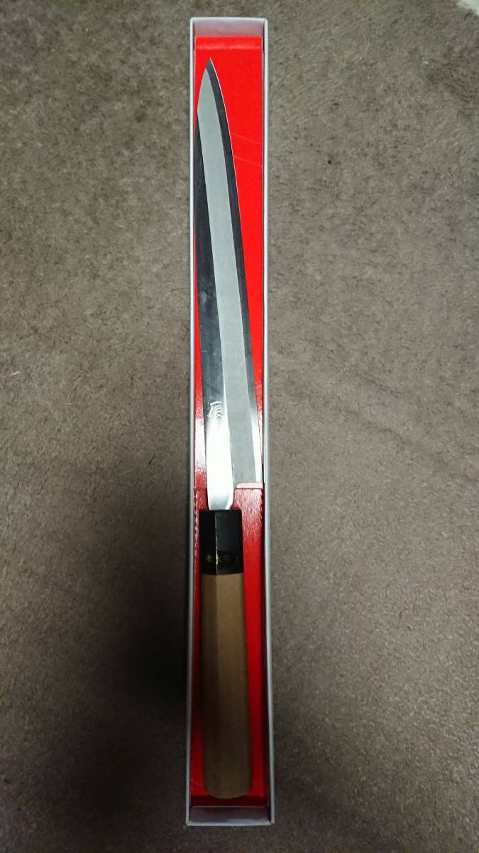 銀三　先丸柳刃包丁　240㎜ 8寸 銀三 先丸柳刃包丁 240㎜ 8寸