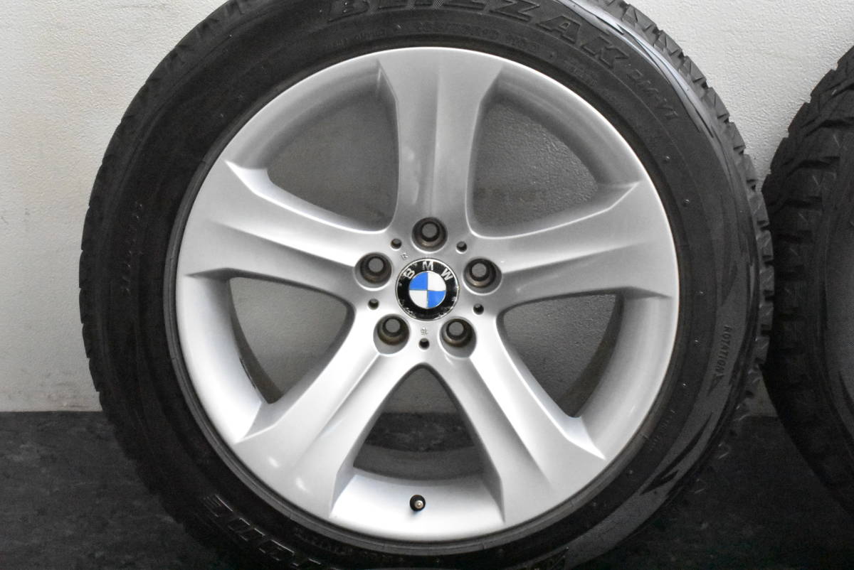 【送料無料】【バリ溝】BMW E71 X6 純正 19in 9J+48 10J+21 PCD120 ブリザック DM-V1 265/50R19 2012年製 スタースポーク・スタイリング258
