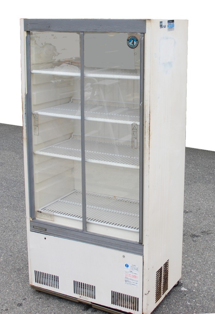 #動作良好【HOSIZAKI ホシザキ 業務用 冷蔵ショーケース SSB-70AT 214L 厨房 店舗用 100V 50/60Hz 冷蔵庫】J08309