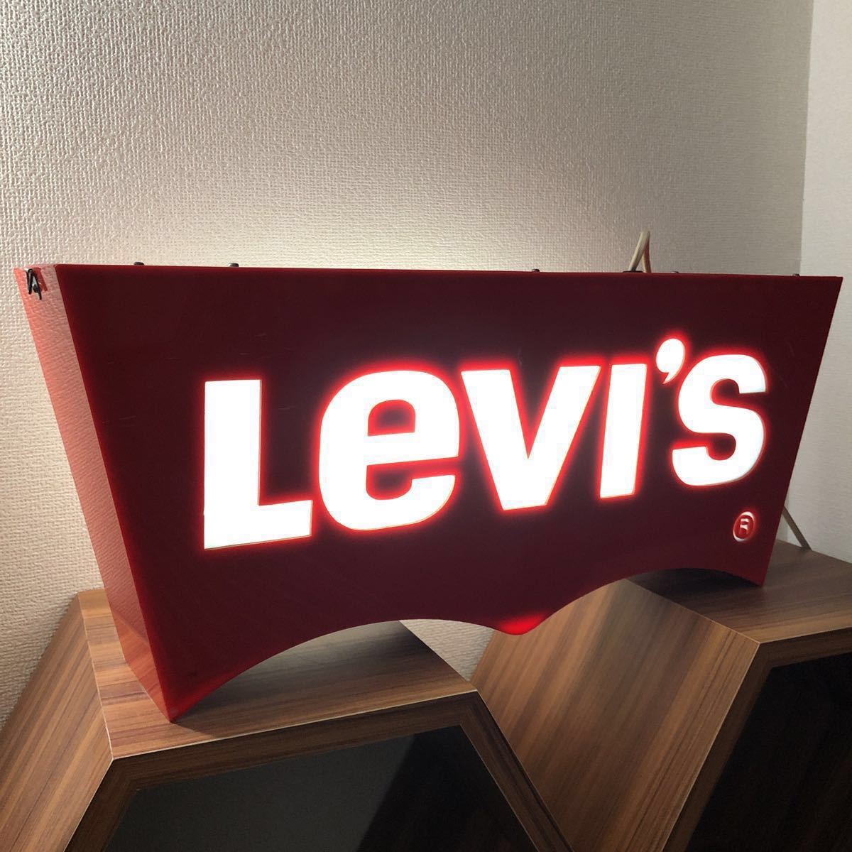 Levi′s 両面☆電飾看板☆ライト☆リーバイス ネオンサイン☆レア