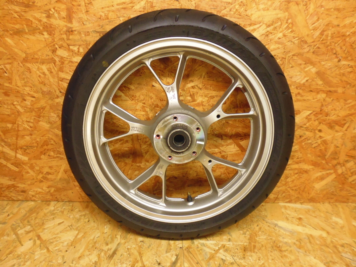 低価，HOT ZZR1400 ZXT40A 純正フロントホイール 17×3.50 補修などに♪ZX-