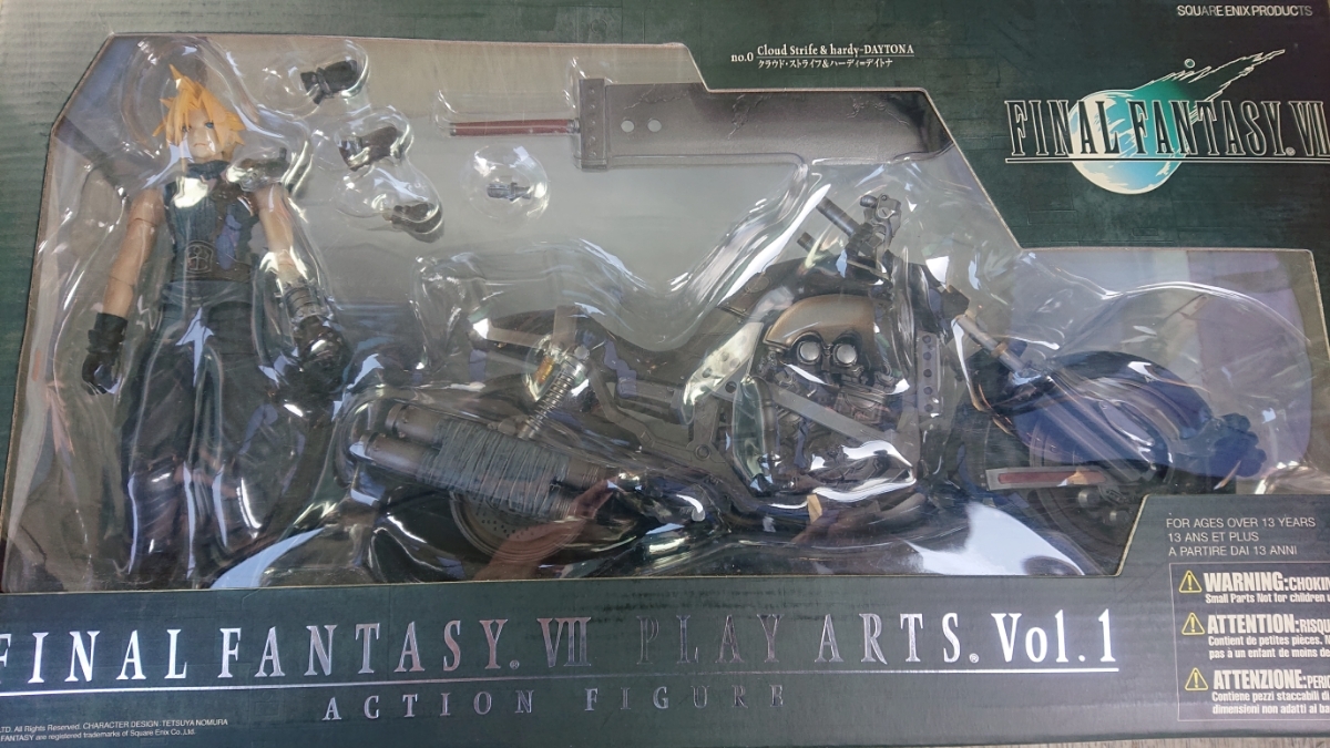 PLAY ARTS Vol.1 no.0 クラウド・ストライフ＆ハーディ=デイ…