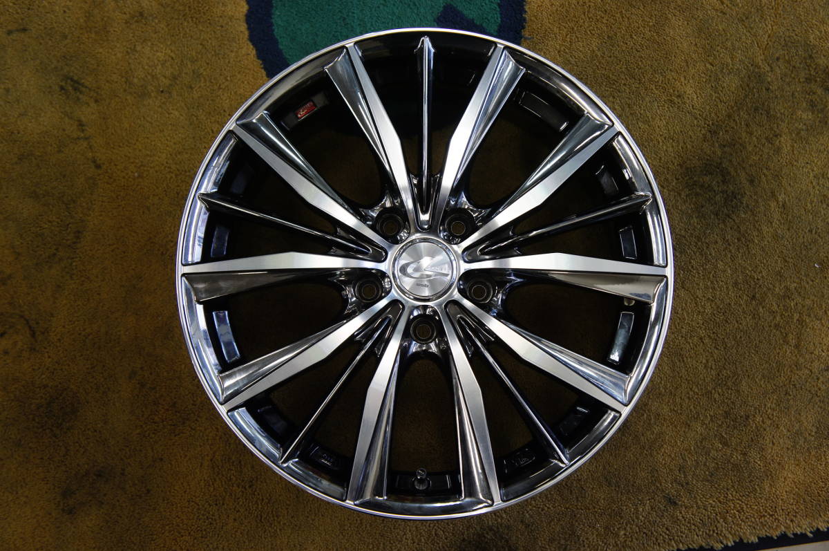 Weds LEONIS VX 17インチ 7J+47 PCD100 5穴 4本 レオニスvx 車