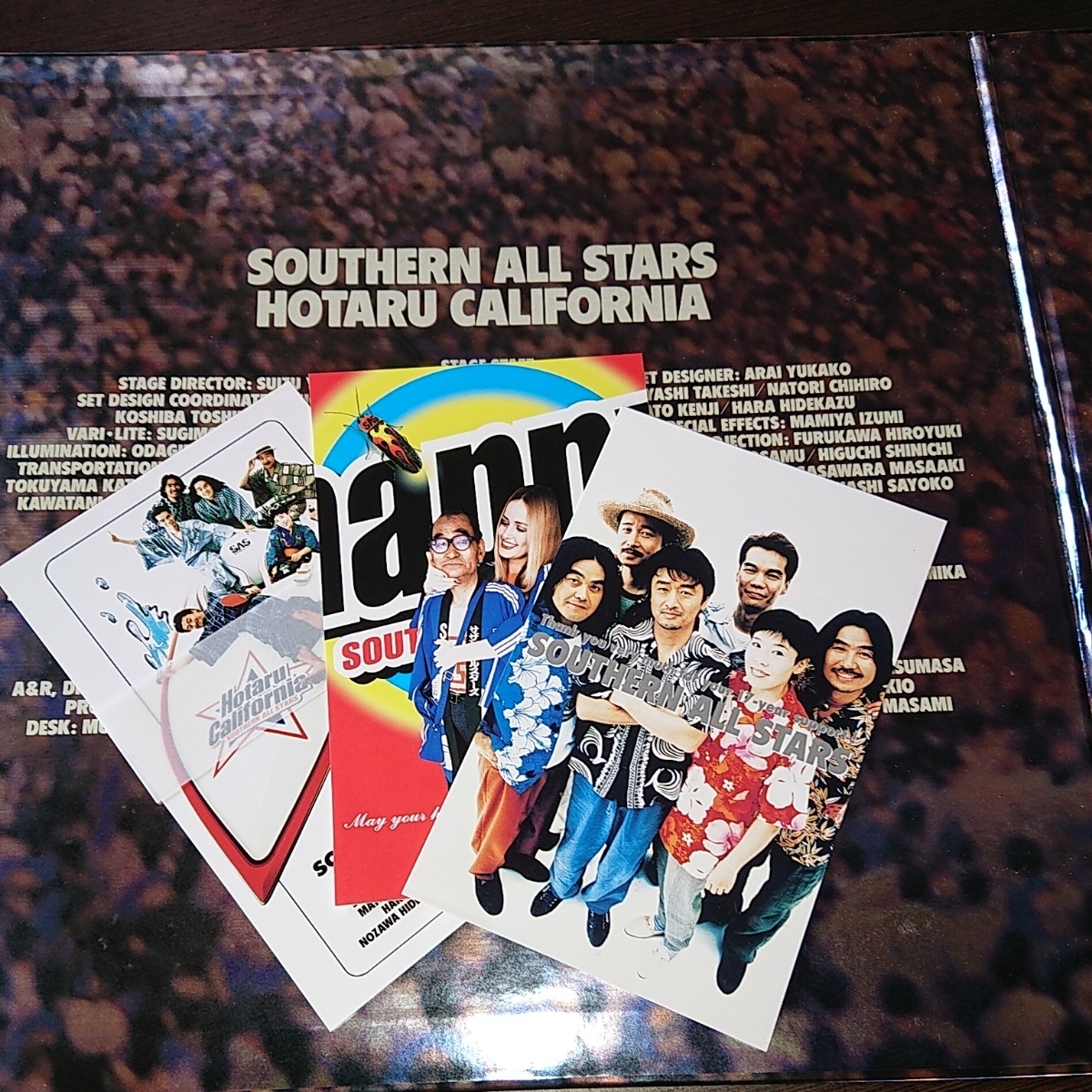 LD サザンオールスターズ Hotaru Calfornia レーザーディスク ポストカード3枚　SAS_3