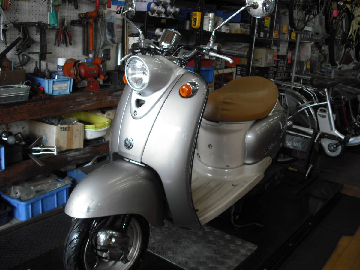 バイク屋の中古車＞ヤマハ ビーノ シルバー 軽整備済み 即決！ 【公式 