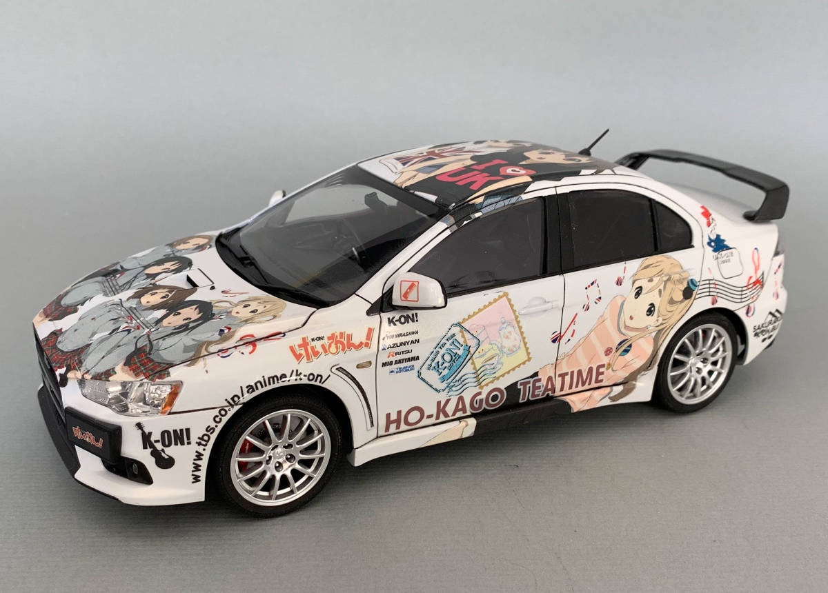三菱ランサー けいおん 痛車 プラモ アオシマ 24三菱ランサー