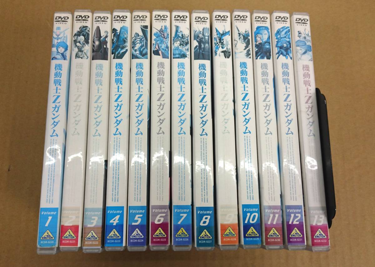 DVD 機動戦士Zガンダム 全13巻セット 全巻 レンタル版 ケース交換しております。ジャケット難ありです。（＾＾；）