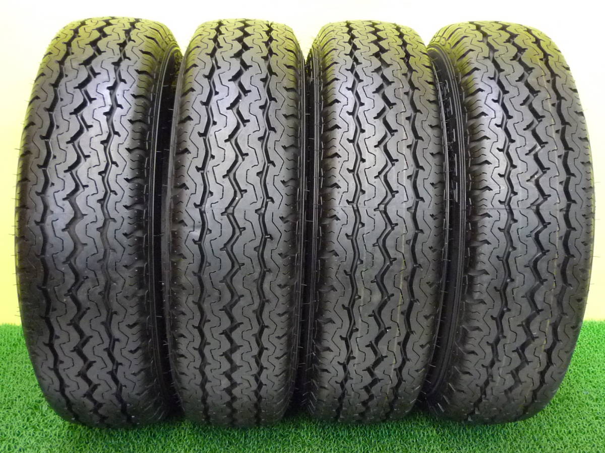 8870 165/80R13 LT 94/93N ダンロップ SP LT5 4本 2018年製 バリ山