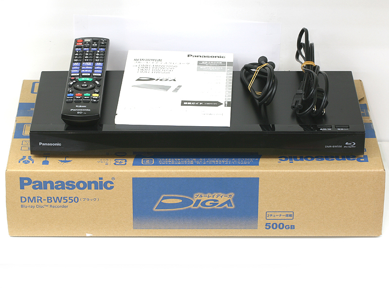 Panasonicブルーレイディスクレコーダー DMR-BW550 パナソニック