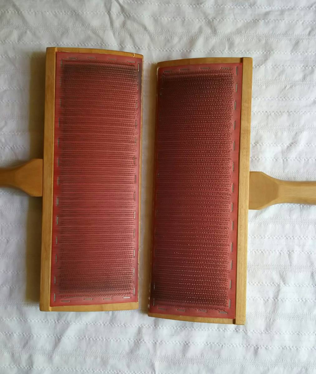 ♪ 中古 シャクトスピンドル社 コットン用 ハンドカーダー ♪ お買い得