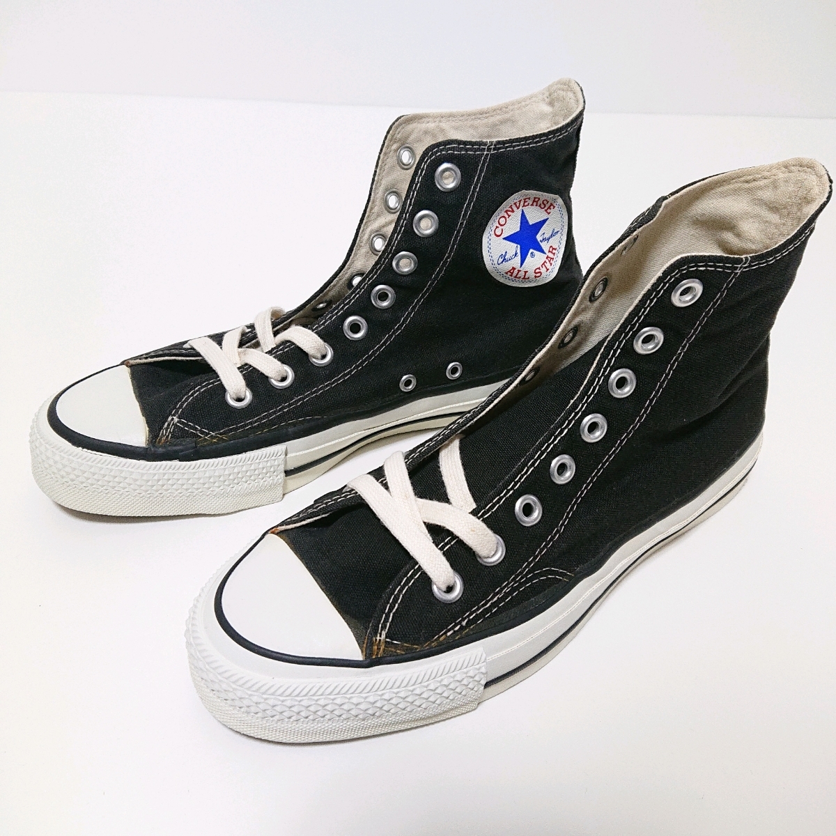 80s オールスター コンバース USA製 美品 黒 26.5センチ ALL 80年代 