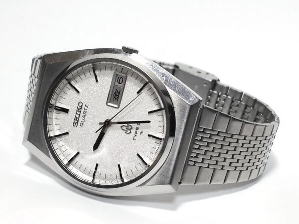 【Si5】SEIKO/セイコー◇TYPEⅡ/タイプ2/7123-7010/亀戸◇1983年製♂クオーツ/デイデイト/シルバー