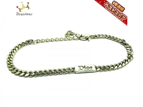 クリスチャンディオール ChristianDior ブレスレット 金属素材 シルバー 美品 アクセサリー（腕）
