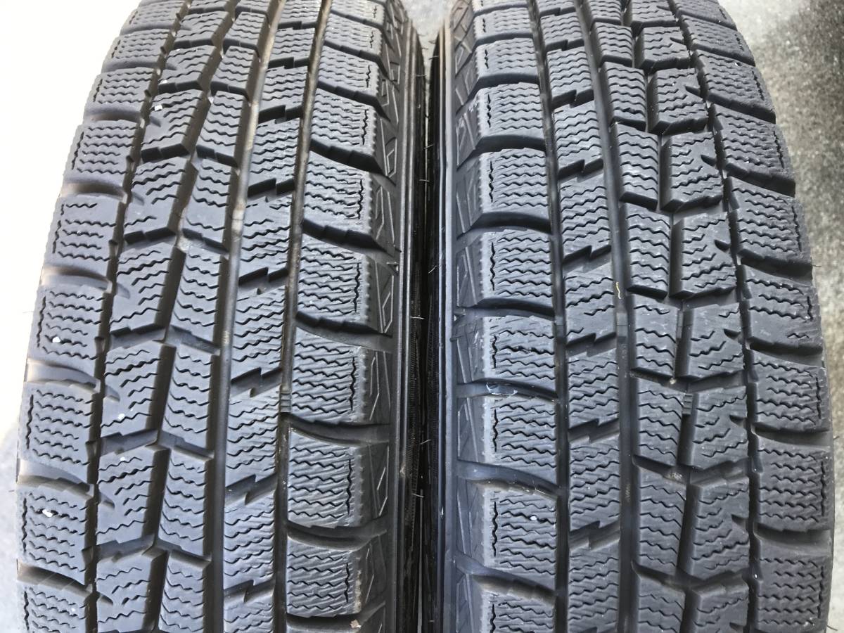 DUNLOP WINTER MAXX 13×4J 4穴 100 ハブ67mm 145/80R13 75Q 4本セット　_6