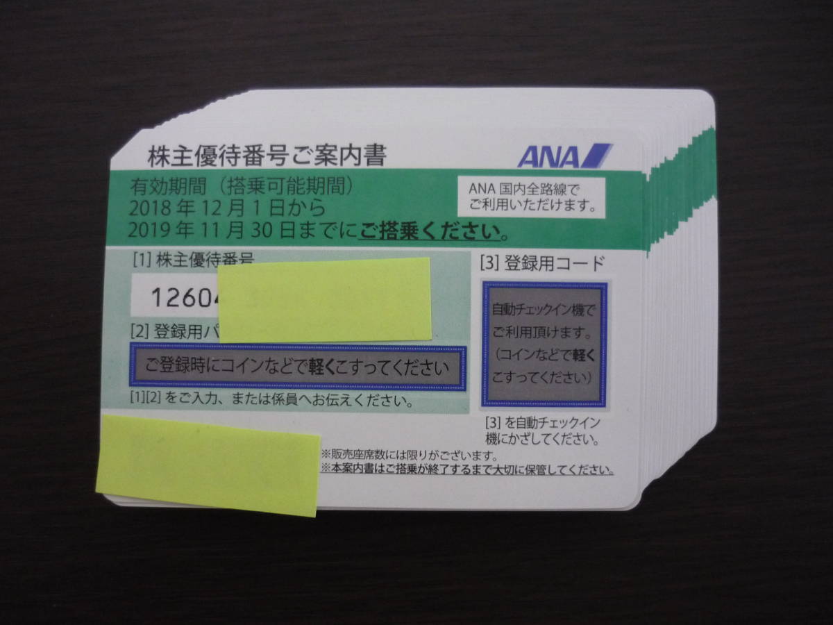 お急ぎの方 ◎ANA株主優待 割引券 入金確認後、30分以内対応　ご希望枚数1枚、2枚、3枚、4枚まで対応させていただきます