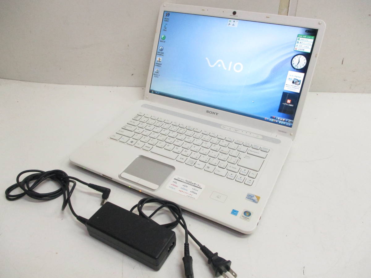 超激得，SALE リカバリ済み SONY ソニー VAIO 15型ノートパソコン core2 2.53GHz/4GB/500GB/無線 VGN-NW50JB PCG-7171N 電源付き(15インチ～)｜売買されたオークション情報、yahooの商品情報をアーカイブ公開 - オークファン ソニー