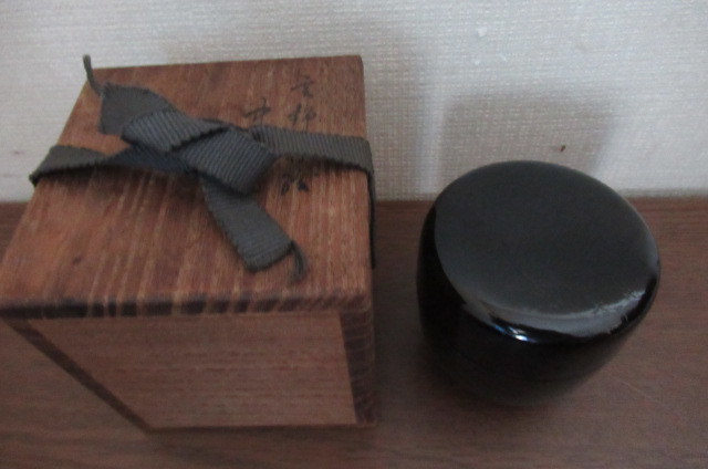 茶道具 中棗 桜 紅葉 塗師 雲錦蒔絵 棗 三木表悦 同時購入特典付き