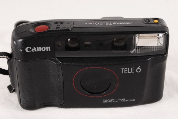 Canon Autoboy TELE Tele Camera 0 Film - DATE CANON TELE6 35mm