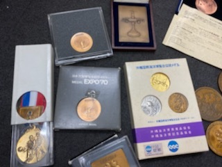 24KGP メッキ 金杯 大判 小判 1964年 東京オリンピック EXPO 万博 記念