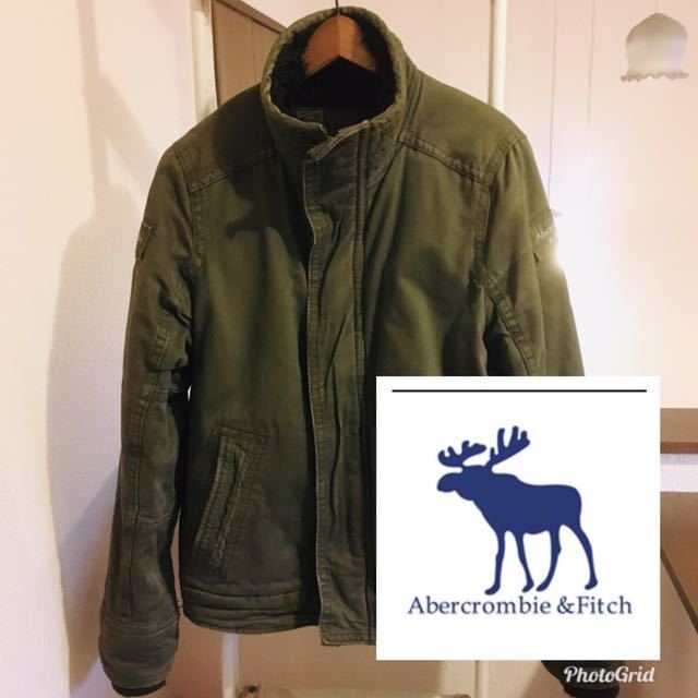 アバクロ Abercrombie&Fitch 裏ボア ミリタリージャケット ミリタリー 
